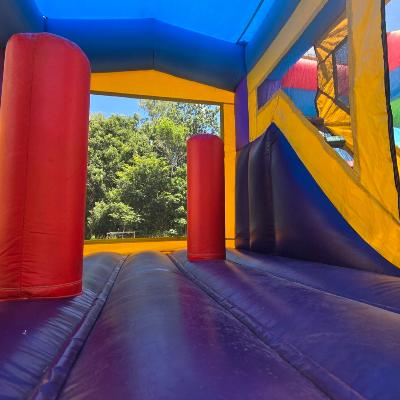 Rainbow Combo Jumping Castle thumbnail 5
