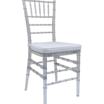Ghost Tiffany Chair With White Cushion thumbnail 2