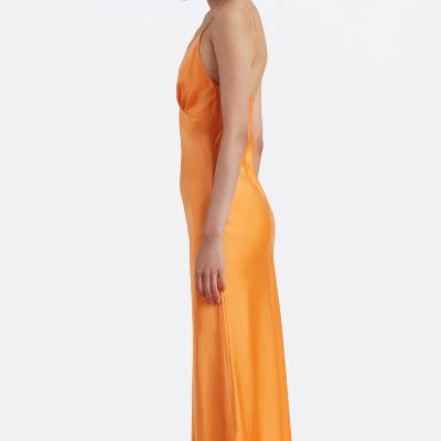 Bec & Bridge Amber V Maxi Dress - Nectarine Orange Size 6 thumbnail 2