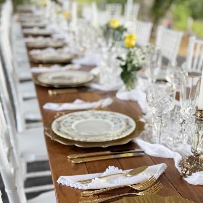 Vintage Tableware Package - Entree, Dinner and Dessert thumbnail 2