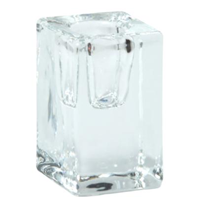 Taper candle holder cube 6cm x 4cm thumbnail 1
