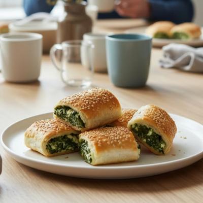 Spinach & Feta Roll Catering – Vegetarian Halal Option thumbnail 1