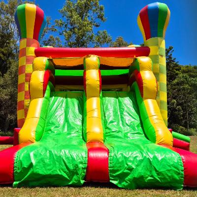 Hot Air Balloons Double Slide Jumping Castle thumbnail 3