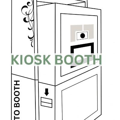 White Kiosk Booth thumbnail 3