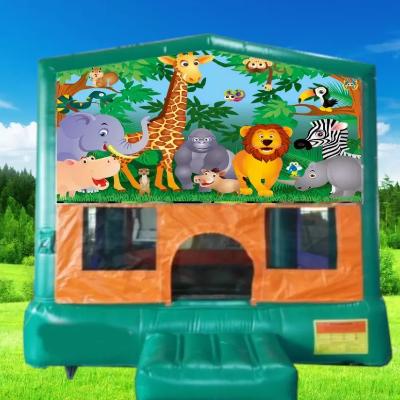 Jungle Theme Small Banner Jumping Castle thumbnail 1