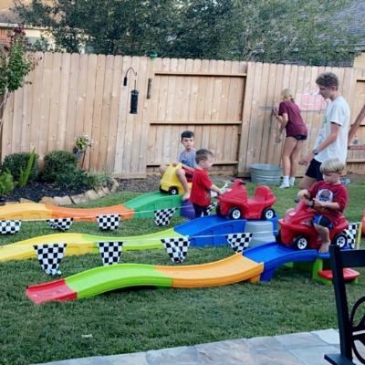 Kids RollerCoaster Race Party Hire - Full Weekend - DIY Package thumbnail 3