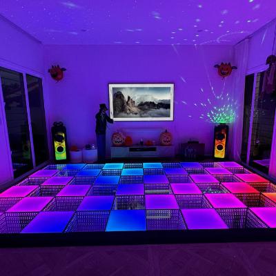 3D LED Glow Dance Floor - 3m x 3m thumbnail 3