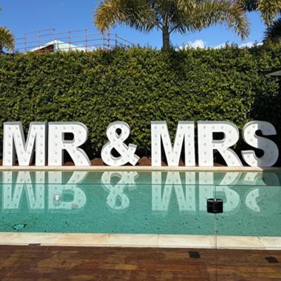MR & MRS Light Up Letters thumbnail 2