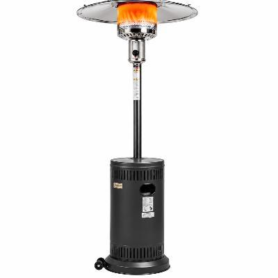 Black Matte Lava Outdoor Gas Patio Heater (Gas not included) thumbnail 1