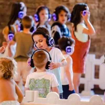 Kids Silent Disco Party Hire - 20 Headsets - 2/3 playlist channels - DIY Package thumbnail 3