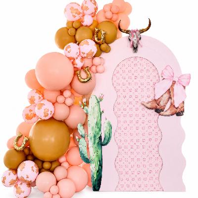 Backdrop - Pink Rodeo Personalised Backdrop Package thumbnail 1