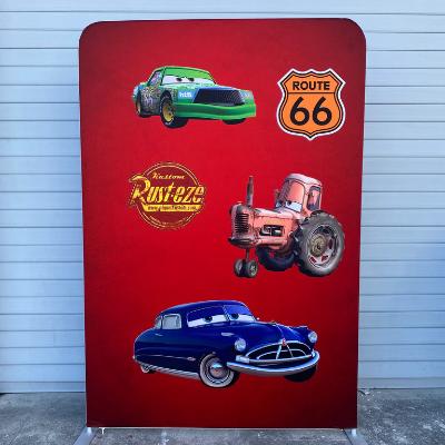 Chick Hick Cars Backdrop