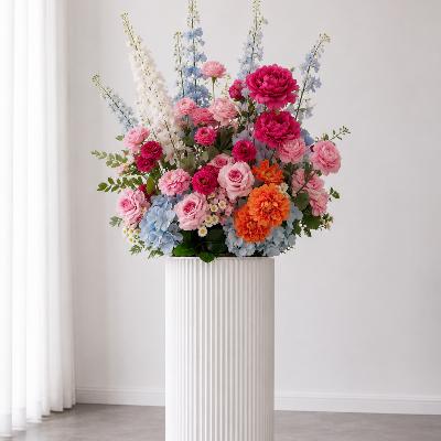 Large faux floral arrangement