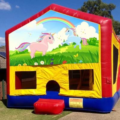 Unicorn Medium Banner Jumping Castle