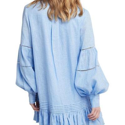 AJE Lotus Shirt Dress Blue Size 8 thumbnail 2