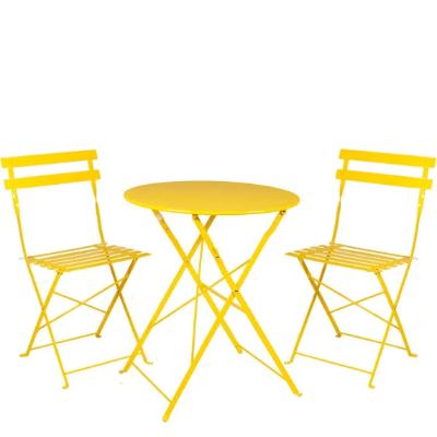 Table and Chairs Set Yellow