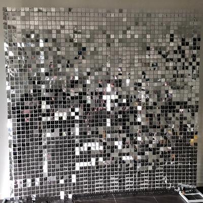 Silver Shimmer Wall