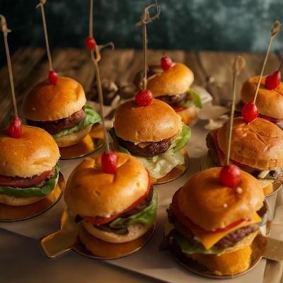 Mini Beef Burgers –  Event Catering (halal Available) thumbnail 1
