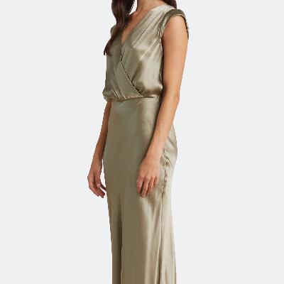 Bec & Bridge Moondance Maxi Dress Sage Size 8 thumbnail 3