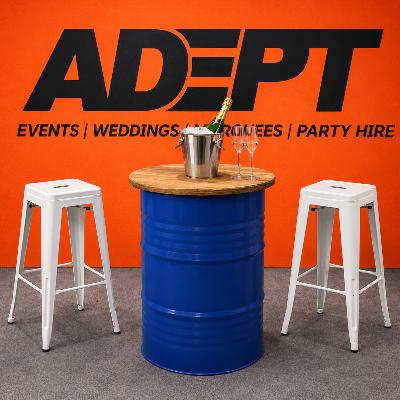 Table - Blue Drum Bar Table thumbnail 2