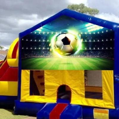 Soccer Large Banner Jumping Castle thumbnail 1
