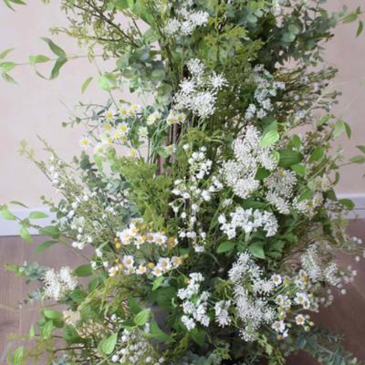 Dual Flower Arch - Whites and Greenery thumbnail 3