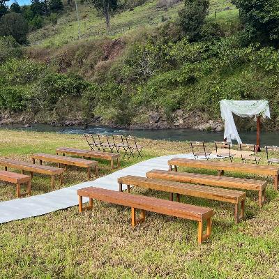 12 Metre White Wedding Aisle Runner thumbnail 2