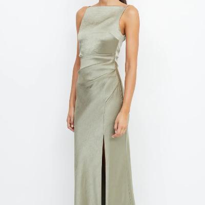 Bec & Bridge The Dreamer Maxi Dress In Sage - Size 6 thumbnail 2