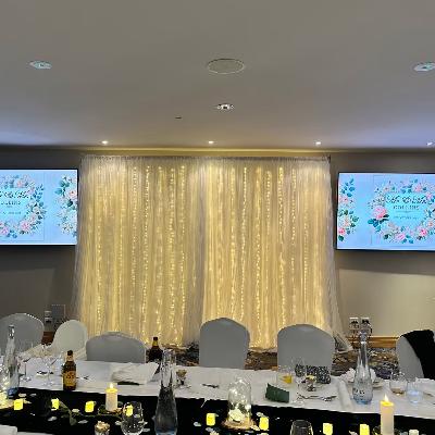 Waterfall Fairy Light Curtain Backdrop thumbnail 2