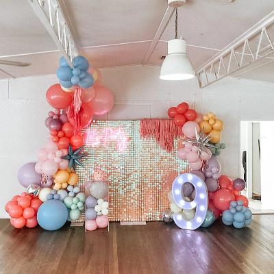 Light Pink Shimmer Wall Backdrop