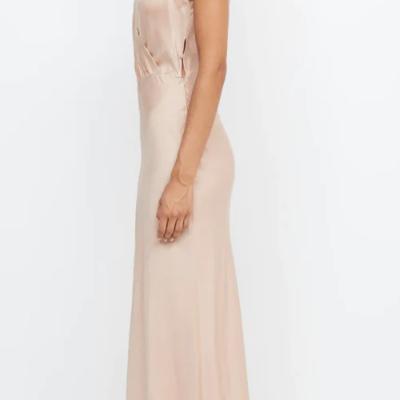 Bec & Bridge Adore V Maxi Dress in Rose Gold Size 8 thumbnail 3