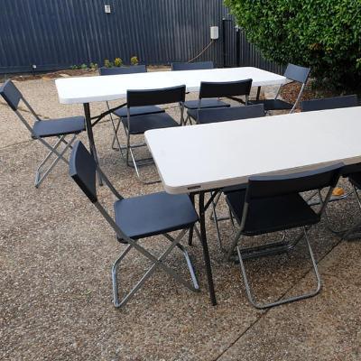 Black Folding Chair thumbnail 3