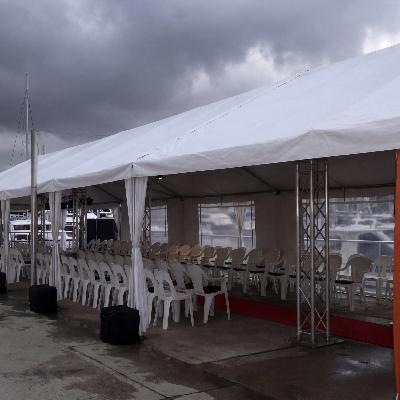 Pegged 6m x 21m Marquee thumbnail 2