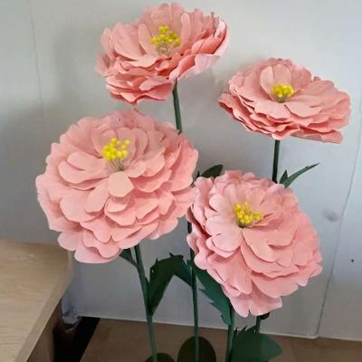 Marigold Large Freestanding Faux Flower - Pink