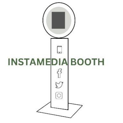 White Instamedia Booth thumbnail 5