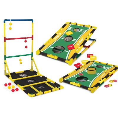 3 in 1 Ladder Ball Bean Bag Toss Washer Toss Game
