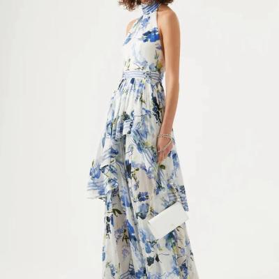 AJE Sienna Maxi Dress, Lavenders of Provence Print Size 10 thumbnail 2