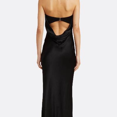 Bec and Bridge Moondance Strapless Maxi Dress in Black Size 6