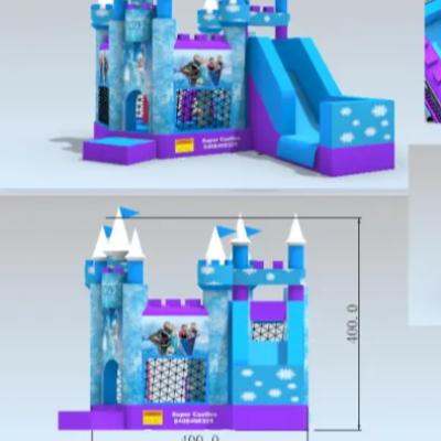 Frozen 5-in-1 Jumping Castle thumbnail 3