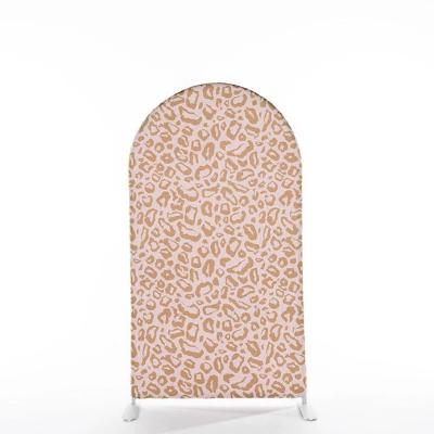 Brown Cheetah Arch backdrop thumbnail 1