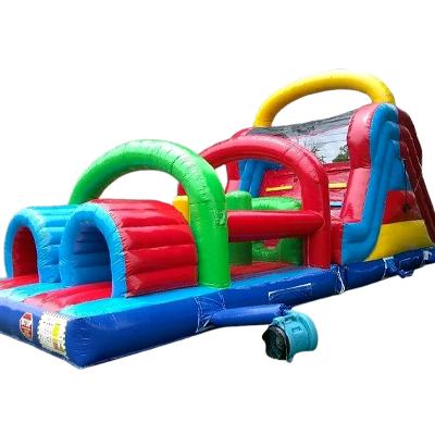 10m Colour Rush Inflatable Obstacle Course