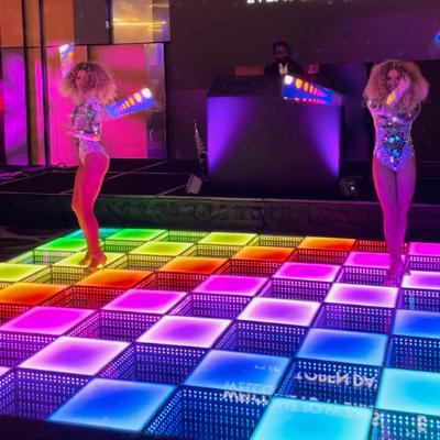 3D LED Glow Dance Floor - 6m x 6m thumbnail 2