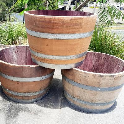 French Oak Half Wine Barrel Esky Drink Cooler Storage thumbnail 3