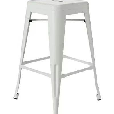 White Metal Tolix Bar Stools thumbnail 2