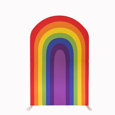 Bright Rainbow Arch Backdrop package thumbnail 2