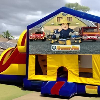 Fireman Sam Large Banner Jumping Castle