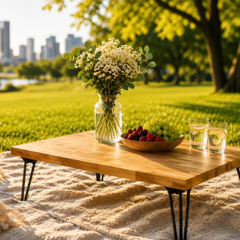 Foldable Picnic Table low