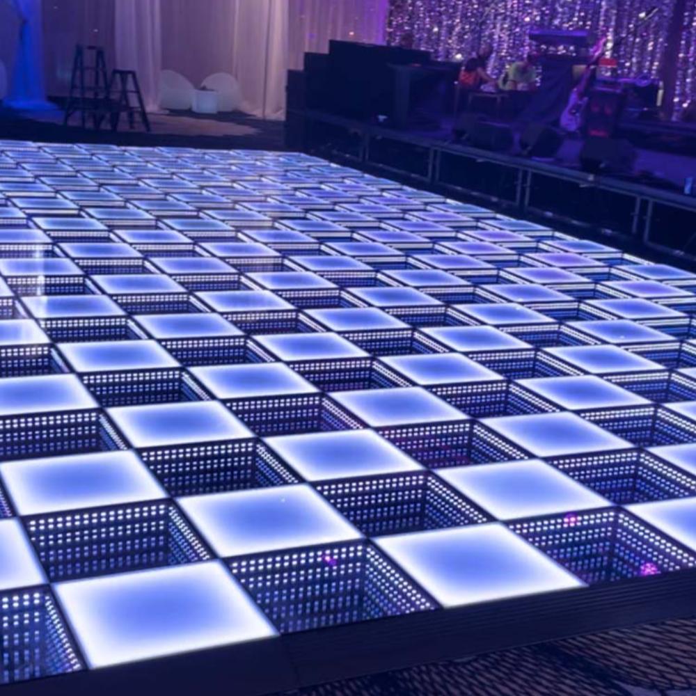 3D LED Glow Dance Floor - 3m x 3m