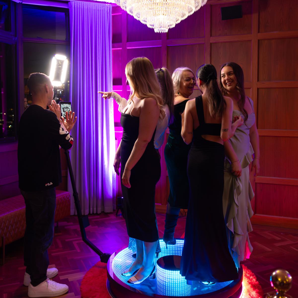 Red Carpet Themed 360 Photo Booth