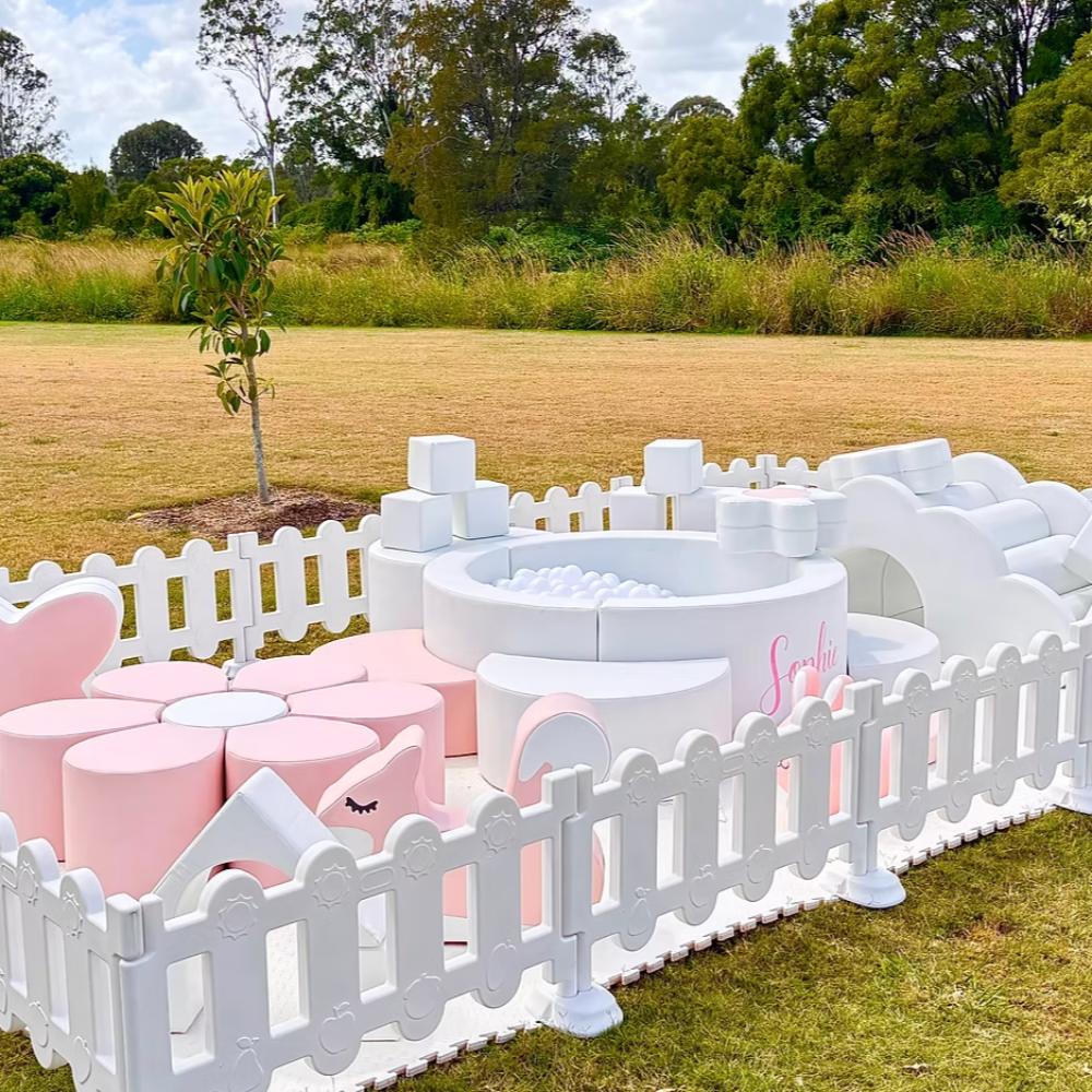 Soft Play Pink & White Aurora
